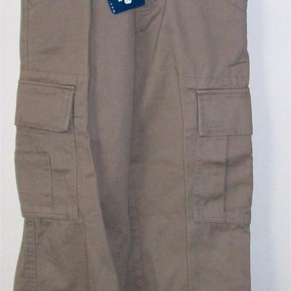 BOYS TWILL CARGO PANTS Khaki NWT Wes & Willy Youth Sizes Beautiful - Picture 2 of 5